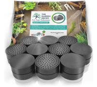TEPPE-Pieds de Pot Invisibles Garden Gecko pour Pots de Fleurs et Fleurs d'extérieur. Réhausseurs de Pot en Caoutchouc Solide avec Surface antidérapante améliorée Paquet de 20.