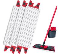 Teppe-Replacement Microfibre Pad, Têtes De Balai Plates En Microfibre Pour Vileda Ultramax 2 En 1 Spray Remplacer, Recharges En Microfibre Pour Bbalai Domestique (Lot De 3)