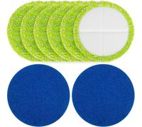 Teppe-Serpillères En Microfibre - Recharge En Microfibres Reutilisable Balai Lave-Sol 16cm Housse De Nettoyage De Rechange Tête De Ménage De Vadrouille Lingettes Reutilisable Pour Balai