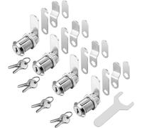 TEPPE-Serrure Batteuse Cylindre, Verrou de porte pour Armoire, Serrure Batteuse a Came Barillet Pour Boite aux Lettres Tiroir - 16mm