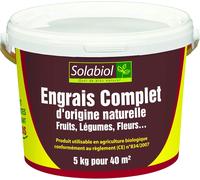 Teppe-Solabiol Engrais Complet - 5kg - Seau - Mini-Granulés - Epandage Facile & Sans Poussière - Double Action Starter & Nutrition Longue Durée Socomp5