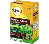 Teppe-Solabiol Sang Et Corne 100% - 1,5kg - Libération Rapide De L`Azote (Sang) - Effet Progressif & Durable (Corne) - Jusqu`À 35m²- Produit Homogène Et Facile À Épandre Somix15g10n