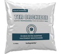 Teppe-Terreau Professionnel Pour Orchidées - Bark Organique Naturel Avec Écorce De Pin Maritime Et Tourbe Blonde, Idéal Pour Orchidee Et Pot De Fleur Intérieur