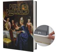 Teppe-Véritable Carnet De Transfert En Papier Sûr Pour Bijoux, Argent Et Argent Liquide, Creux Avec Compartiment Caché, Clé Et Cadenas À Combinaison (Serrure À Clé, Orgueil Et Préjugés)