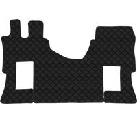 Teppich Lampa aus Skeentex Schwarz für Mercedes Actros MP4 (09/11>09/19) cabine large, sans tunnel, siège passager pneumatique Mercedes Actros MP5 (10/19>) cabine large, sans tunnel, siège passager pn