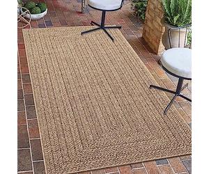 Teppich-Traum Extérieur Coureur Moderne Robuste Aspect Jute résistant aux intempéries Balcon Jardin terrasse 60x180 cm