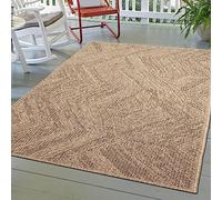 Teppich-Traum Intérieur et extérieur Moderne Robuste Aspect Jute résistant aux intempéries Balcon Jardin terrasse 200x290 cm