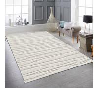 Teppich-Traum Salon Chambre d'enfant Chambre d'attente Bureau Tapis Design Moderne Tapis à Poil Court Grand Doux Crème Beige Boho Style 200x290 cm