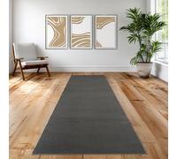 Teppich-Traum Tapis de salon, chambre à coucher, bureau, élégant, moderne, doux, facile d'entretien, accessoire classique, décoratif, de qualité supérieure, intemporel, harmonieux, anthracite, 80 x