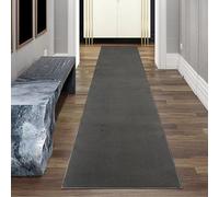 Teppich-Traum Tapis de salon, chambre à coucher, bureau, élégant, moderne, doux, facile d'entretien, accessoire classique, décoratif, de qualité supérieure, intemporel, harmonieux, anthracite, 80 x