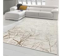 Teppich-Traum Tapis Design Couloir Salon Chambre à Coucher Branches d´Arbre crème, 200 x 290 cm