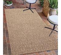 Teppich-Traum Tapis d'extérieur extérieur Petit résistant aux intempéries Aspect sisal Jardin terrasse Balcon 60x90 cm