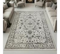 Teppich-Traum Tapis Discret avec Embellissements & Ornements en crème, 120 x 170 cm
