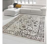Teppich-Traum Tapis Discret avec Embellissements & Ornements en crème, 200 x 290 cm