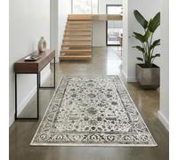 Teppich-Traum Tapis Discret avec Embellissements & Ornements en crème, Taille 80 x 150 cm
