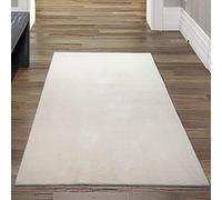 Tapis Shaggy salon de tapis moquette Flokati en crème
