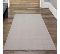 Teppich-Traum Tapis Shaggy Salon de Tapis Moquette Flokati en Sable, 60x110 cm
