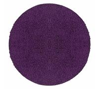 Teppium Shaggy Tapis de salon moderne à poils longs, 160 cm, rond, violet, extra doux, facile d'entretien et uni, pour chambre à coucher, cuisine et salle à manger