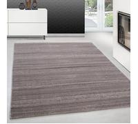 Teppium Tapis de Salon Moderne 240x340 cm - Beige Uni, Poil Court et Moelleux, Couleurs Tendance
