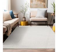 Teppium Tapis de salon moderne à poils courts - 160 x 230 cm - Crème - Tapis décoratif à boucles, durable, robuste, à poils bouclés - Idéal pour la chambre à coucher et comme tapis de cuisine