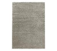 Teppium Tapis Salon Moderne Adulte Nature 120 x 170 cm - Shaggy Poil Long Moelleux et Doux - Concevoir Salle de Séjour Cuisine