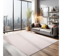 Teppium Tapis Salon Moderne Tapis Chambre Beige 200x300 (200 x 290 cm) - Tapis à Poils Courts, a Poil Ras, Unicolor - Monochrome Moelleux et Doux - Tapis Cuisine Moquette Salle de Sejour