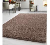 Teppium Uni Tapis de Salon Shaggy Uni Tapis Moka 240x340 cm Chambre Tapis Poil Long Moelleux et Doux