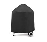 TEPPOIC Housse de Barbecue, Housse de Barbecue imperméable 210D Heavy Duty Oxford Fabric, Housse de Barbecue imperméable à la poussière et aux UV Housse de Table Ronde, ø70*H96cm