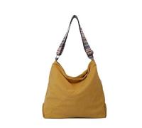 TEPPOIC Sac fourre-tout en velours côtelé pour femme Sac à main décontracté à fermeture éclair Grand sac à bandoulière tendance pour le travail, les voyages et un usage quotidien (G)