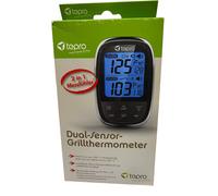 tepro Garten Thermomètre de barbecue noir