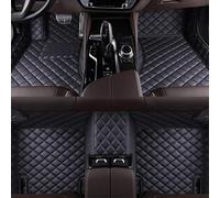 Teptal Cuir Tapis de Voiture Couverture Intégrale pour Hyundai Tucson 2021-2024, Tous Temps Imperméable Antidérapant Tapis de Sol de Voiture Revêtements,A/Black