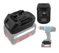 TEPULAS EIN18MT Adaptateur de Batterie pour Outil Einhell vers Makita, Adaptateur de Charge USB pour Batterie Einhell 18 V PXC pour Outils électriques Makita 18 V (Pas de Batterie)