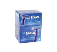 Teqler T-370650 Rasoir jetable rase chaque longueur de poil délicatement, sûrement et sans irritations, bleu (pack de 100)