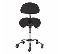 Teqler Tabouret avec Dossier Noir