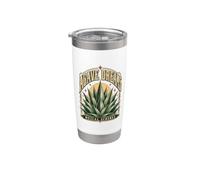 Tequila Agave Mezcal Gobelet isotherme en acier inoxydable double paroi