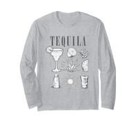 Tequila Icons with Margarita Salt Lime Sun Manche Longue