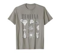 Tequila Icons with Margarita Salt Lime Sun T-Shirt