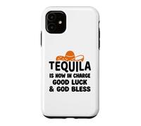 Tequila is Now in Charge Good Luck and God Bless Margarita Coque pour iPhone 11