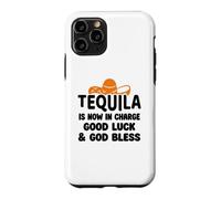 Tequila is Now in Charge Good Luck and God Bless Margarita Coque pour iPhone 11 Pro