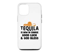 Tequila is Now in Charge Good Luck and God Bless Margarita Coque pour iPhone 12/12 Pro