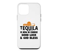 Tequila is Now in Charge Good Luck and God Bless Margarita Coque pour iPhone 12 Mini