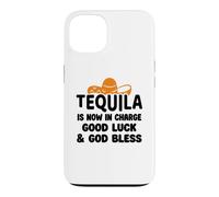 Tequila is Now in Charge Good Luck and God Bless Margarita Coque pour iPhone 13