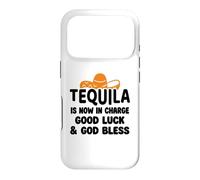 Tequila is Now in Charge Good Luck and God Bless Margarita Coque pour iPhone 17 Pro
