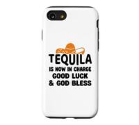 Tequila is Now in Charge Good Luck and God Bless Margarita Coque pour iPhone SE (2020) / 7/8