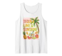 Tequila Lime & Sunshine Boisson d'été Tropicale Débardeur