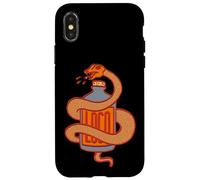 Tequila Mezcal Serpent Dia De Los Muertos Jour des Morts Coque pour iPhone X/XS