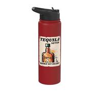 Tequila Never Broke My Heart I Bar Alcoolisé Boisson Fête Stainless Steel Insulated Water Bottle