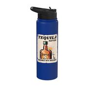 Tequila Never Broke My Heart I Bar Alcoolisé Boisson Fête Stainless Steel Insulated Water Bottle