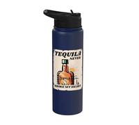 Tequila Never Broke My Heart I Bar Alcoolisé Boisson Fête Stainless Steel Insulated Water Bottle
