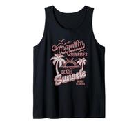 Tequila Sunrises Beach Sunsets Miami Florida Débardeur